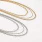 1675 Retro Stacked Hip-Hop Multilayer Necklace Exaggerated Metal Sweet Cool Street Shot Geometric Rhinestone Necklace