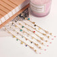 Glasses Jewelry Drip Oil Color Heart Geometric Flower Mask Accessories Glasses Chain Female