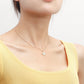 Jewelry Simple Diamond Cosmic Planet Pendant Necklace Female Light Luxury Niche Hundred Towers Necklace