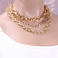 Jewelry autumn creative aluminum chain suit necklace personality exaggerated trendy women's suit necklace