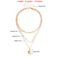 Jewelry retro fashion multi-layer five-pointed star pendant necklace niche exquisite sweater chain all-match accessories