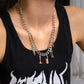 Jewelry Gothic Dagger Ax Pendant Sweater Necklace Punk Halloween Funny Necklace Female