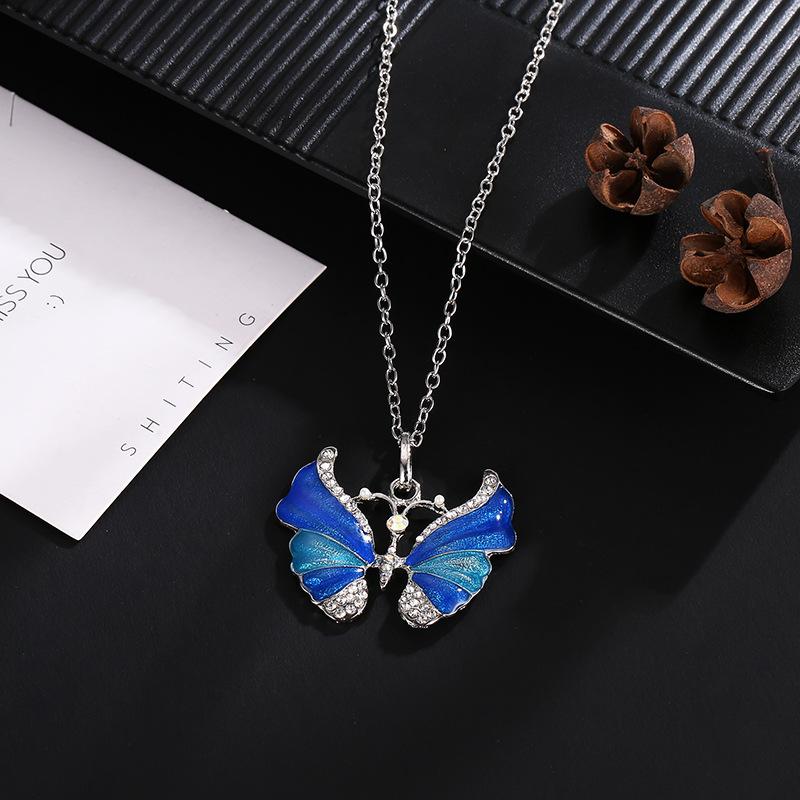 Sweater Chain Long Versatile Butterfly Creative Necklace Sweater Chain