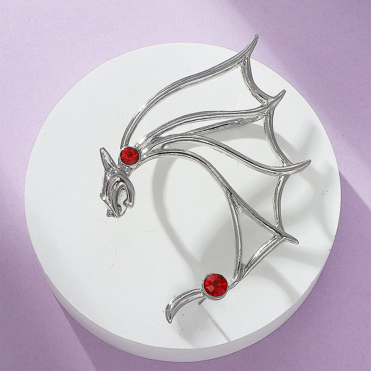 Alloy dragon ear hanging Gothic punk personality holeless ear clip single temperament creative earrings