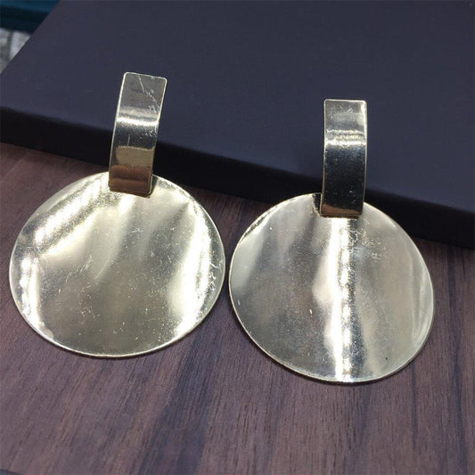 Curved sequin disc earrings popular jewelry birthday gift earrings