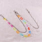 Ins trendy street retro double-layer resin pants chain hip-hop pants ball waist chain hanging chain belt accessories