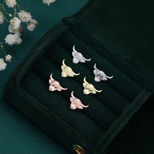 Explosive Children's Jewelry Cute Cartoon Cow Earrings Female Fashion Small Animal Earrings Jewelry