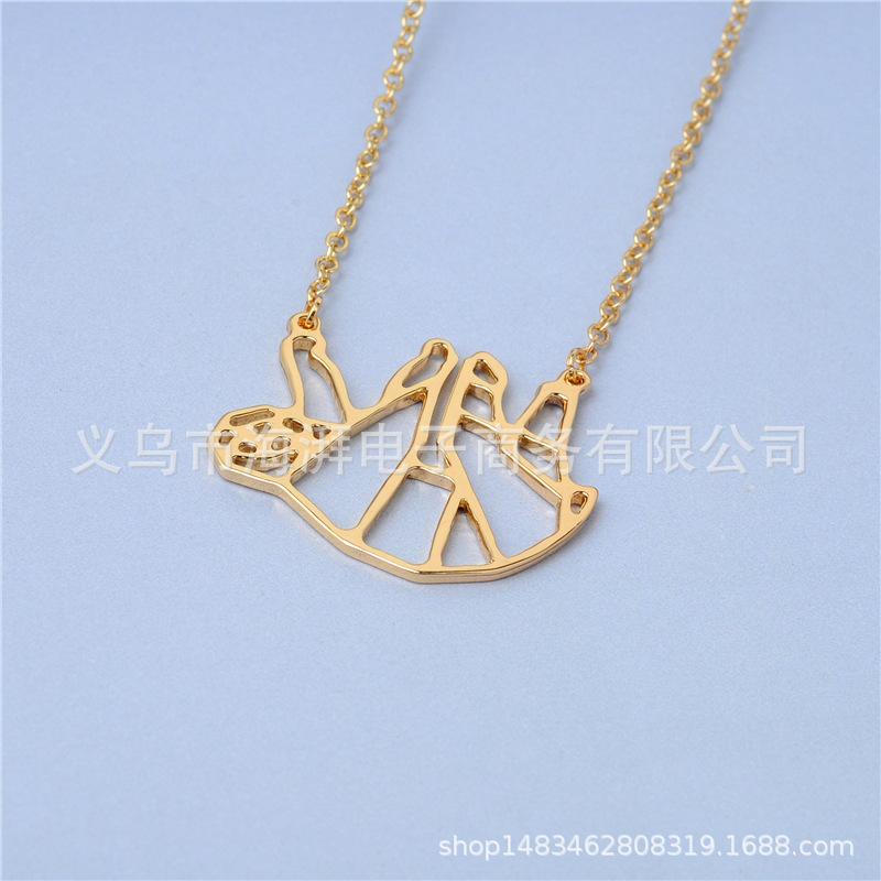Jewelry Creative Personality Sloth Necklace Funny Lazy Pendant