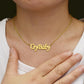 Crybaby necklace simple creative letter necklace female