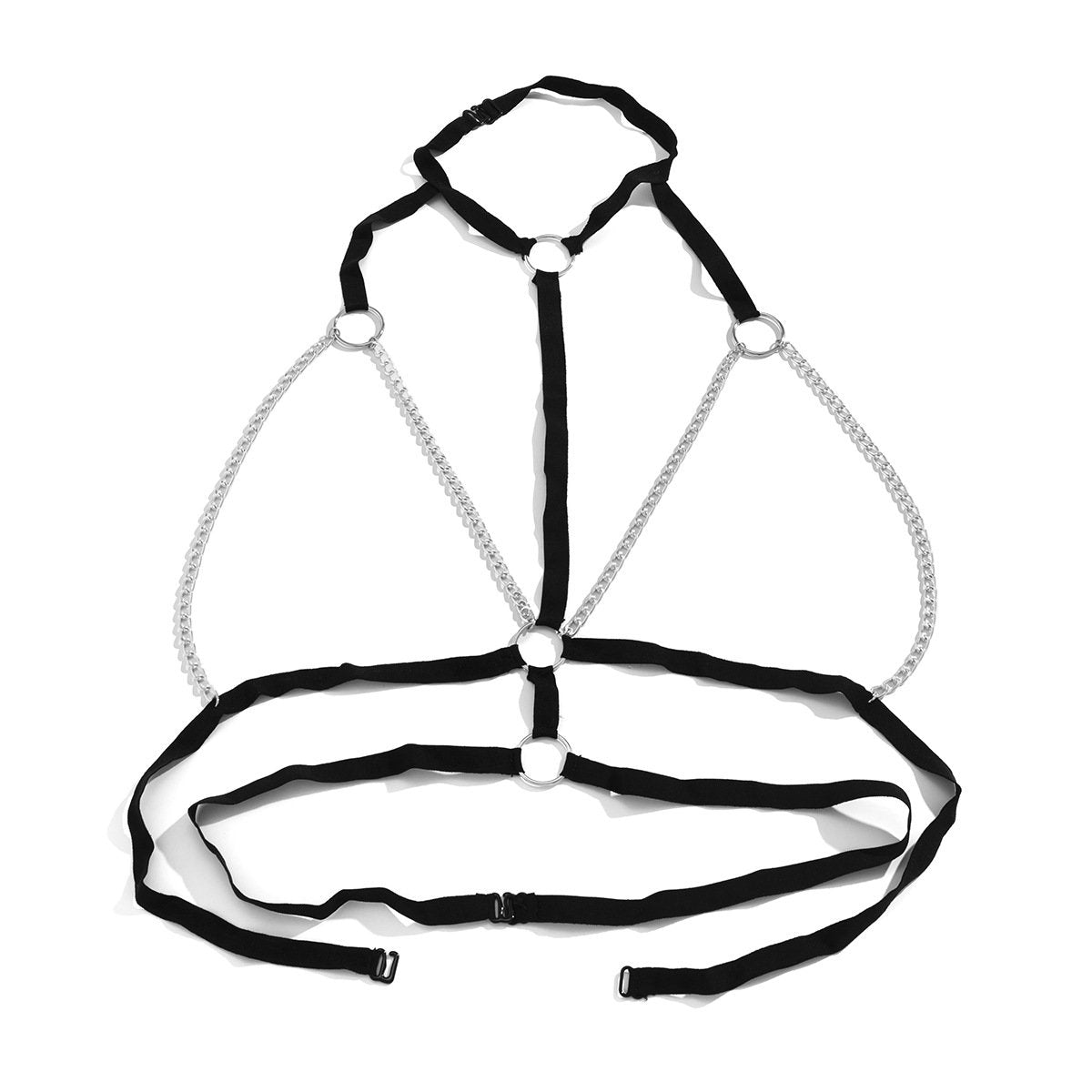 Jewelry Night Stitching Elastic Belt Chain Body Chain Sexy Multi-Layer Cross Clothes Women