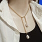 Jewelry Personality Versatile Single Layer Shaped Baroque Pearl Necklace Female Simple Fashion Necklace