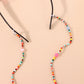 Jewelry Fashion Candy Color Round Beads Beads Glasses Chain Women's Versatile Multi-purpose Non-slip Anti-lost Lanyard