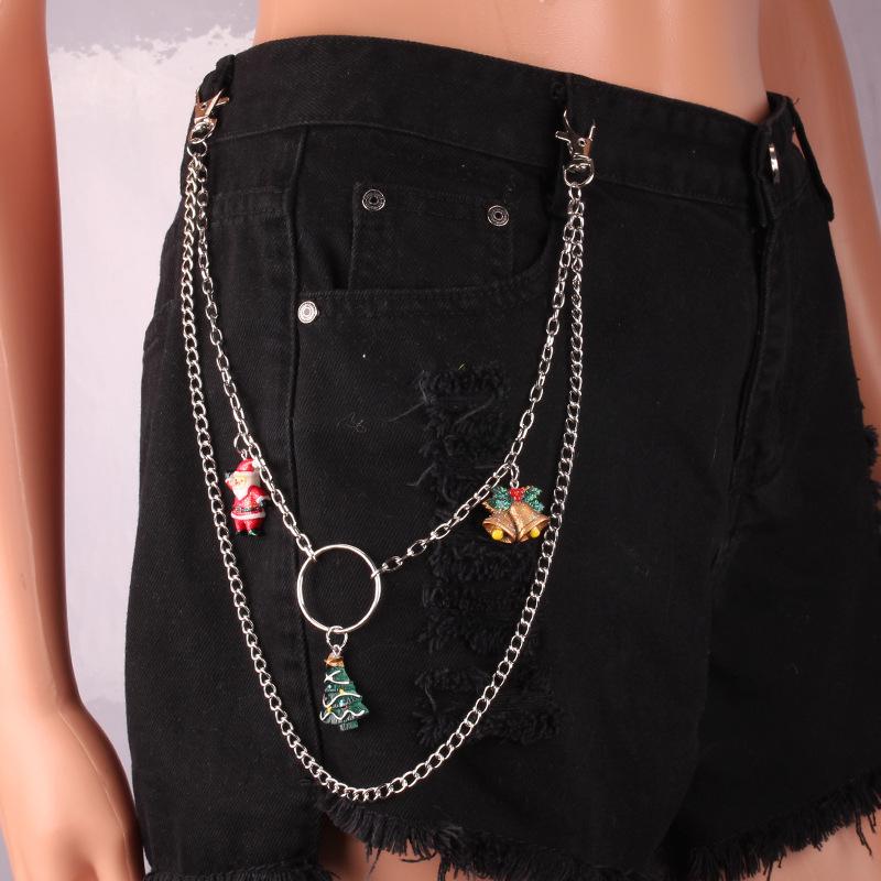 Original Pants Chain Personality Metal Waist Chain Christmas Popular Elements Pendant