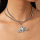 Creative multi-layer bat necklace Halloween gift gothic retro clavicle chain funny exaggerated accessories