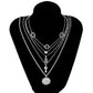 Jewelry multi-element mix-and-match sunflower mushroom pendant necklace retro dollar smiley necklace female