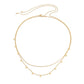 Jewelry Personality Metal Sequin Pendant Body Chain Feminine Geometric Thin Chain Waist Chain Set