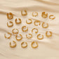 Fashion Simple Versatile Stainless Steel Ring Irregular Open Ring Ladies Ring Jewelry