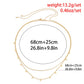 Jewelry Personality Metal Sequin Pendant Body Chain Feminine Geometric Thin Chain Waist Chain Set