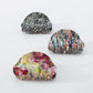 F429 Literary Retro Image School Printing Ponytail Clip Contrast Color Resin Geometric Fashion Shark Hair Clip