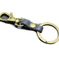 Top layer cowhide key chain key ring dog buckle 4 colors genuine leather bag pendant accessories ancient bronze color