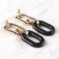 Jewelry Dongdaemun Element Resin Simple Earrings S925 Silver Needle Creative Temperament Earrings