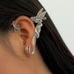 Jewelry Sweet Cool Flower Elf Earrings Female Personality Creative Snake Dragon Shape Animal Outline Earrings