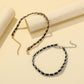 Fashion creative leather rope wearing chain temperament choker collarbone necklace niche light luxury leather collar