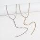 N1968 Simple sexy long tassel necklace trendy niche geometric rhinestone necklace necklace necklace