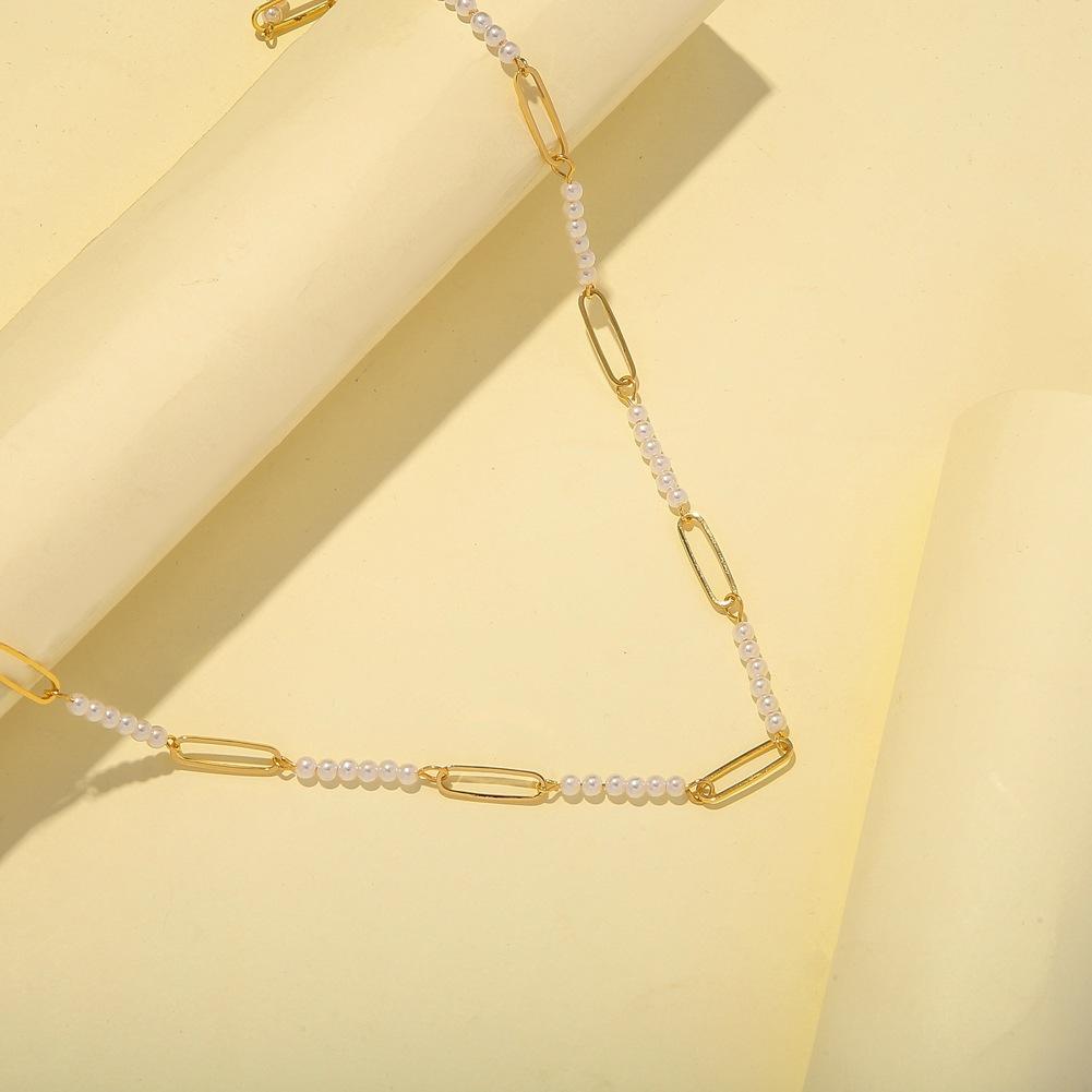 Dongdaemun mask anti-drop hanging chain simple bamboo chain pearl mask chain glasses chain ornaments