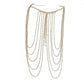 Jewelry Retro Exaggerated Tassel Body Chain Crystal Tassel Chest Chain Sexy Bikini Waist Chain Female