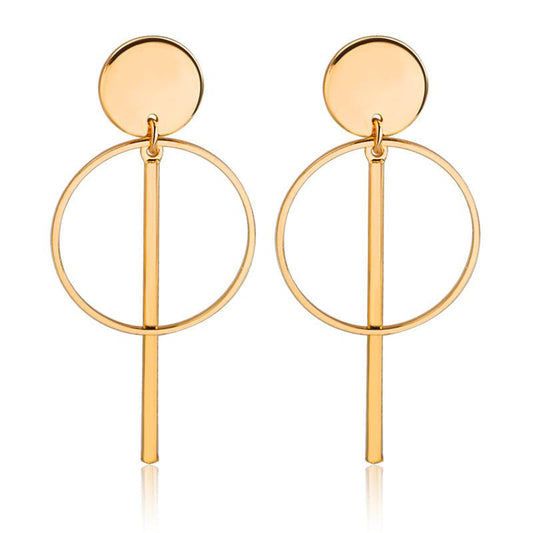 Temperament personality simple hollow tassel earrings earrings earrings long earrings earrings women