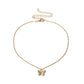Jewelry Versatile Personality Tassel Geometric Necklace Female Personality Butterfly Simple Temperament Single Layer Necklace