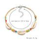 Accessories Bohemian Ethnic Mixed Color Rice Bead Bracelet Female Shell Anklet