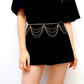 Jewelry personality fashion sexy body chain female multi-layer metal chain tassel pendant waist chain
