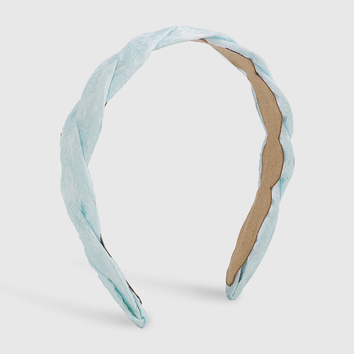 F453 Fashion Geometric Embroidery Flower Headband Cross Weaving Simple Small French Elegant Headband Women