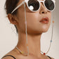 Jewelry fashion color mix and match bead glasses chain ladies transparent rice beads handmade wear
