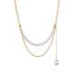 Elegant Temperament Water Drop Pearl Pendant Necklace Fashion Double Layer Necklace Accessories
