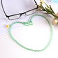 Mask chain fashion acrylic splicing dripping oil flower decoration glasses chain hanging chain