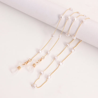 Popular mask hanging chain glasses hanging chain mask chain eye chain love pearl mask chain eye chain