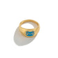 Jewelry creative color small frog dripping oil ring female cartoon alloy small animal geometric jewelry