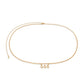 Jewelry Creative Metal Chain Geometric Body Chain Simple Number Pendant Single Layer Waist Chain Female