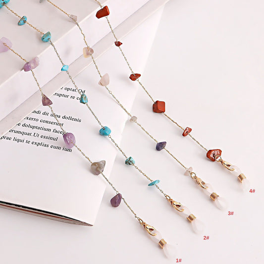 Mask hanging chain glasses hanging chain gravel glasses chain mask chain chain glasses hanging rope
