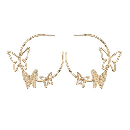 Summer Popular Butterfly Element Earrings Ornaments Simple and Popular Earrings