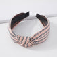 F383 Internet celebrity with the same headband cute girl Mori hair accessories fabric knotted fashion headband female