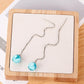 ETSY Blue Sky White Cloud Transparent Sky Resin Geometric Spherical Pendant Earwire Earrings Female Ear Jewelry