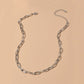 Jewelry Simple Geometric Square Small Hole Necklace Women's Fashion Trend Single Layer Personality Necklace