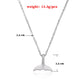 Jewelry Ladies Temperament Mermaid Tail Necklace Popular Simple Personality Necklace Clavicle Chain