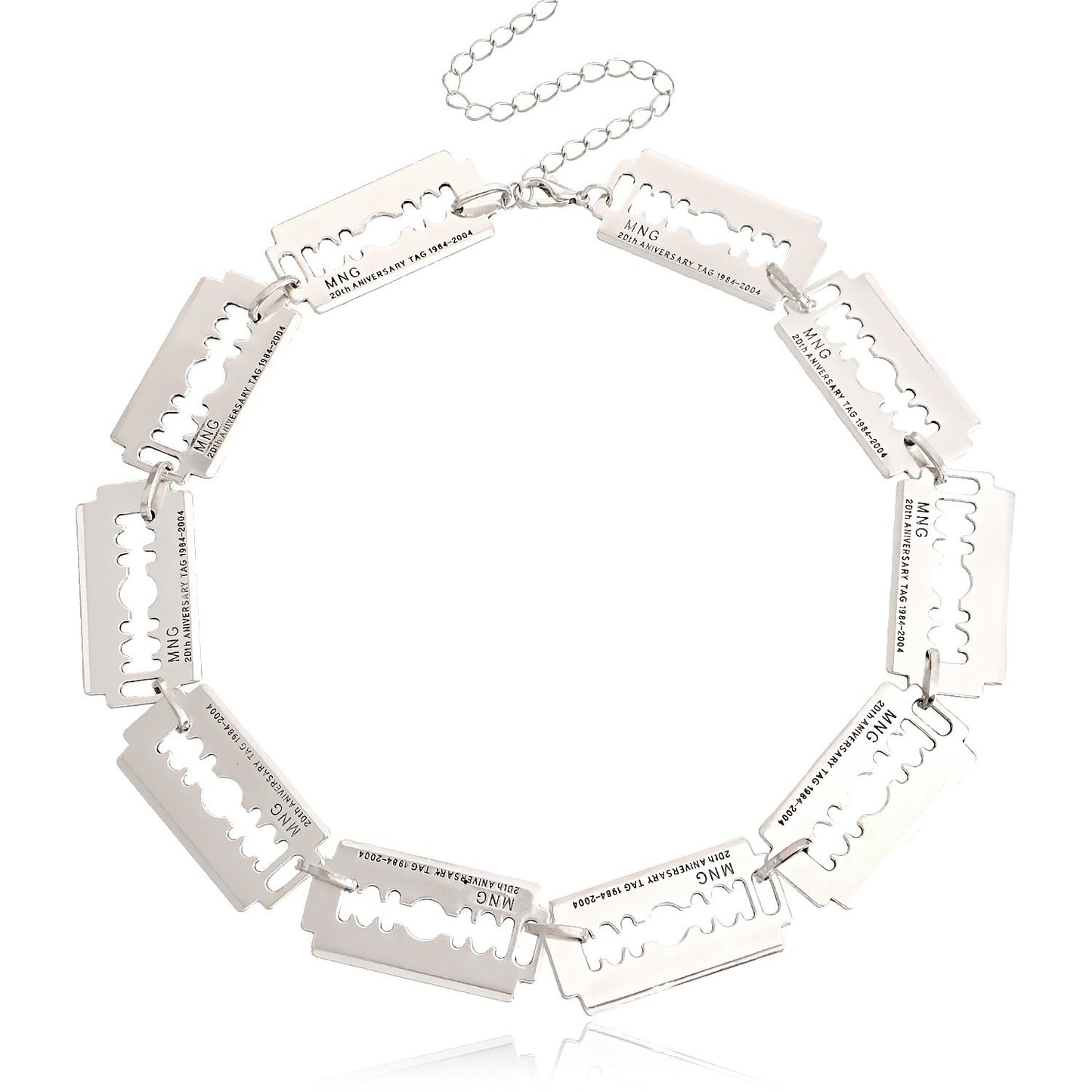 Jewelry ins haircut collar blade shape fashion punk hip-hop necklace female