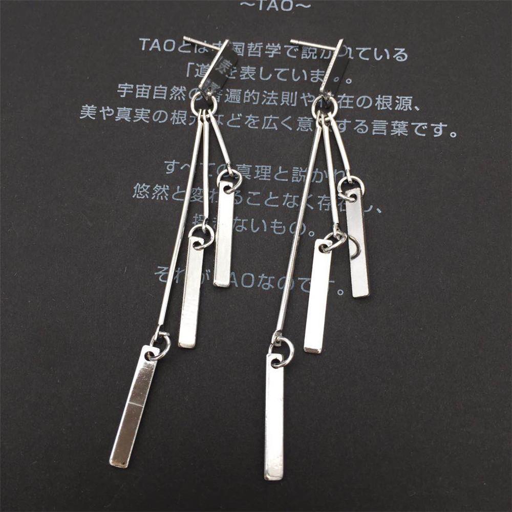 Simple Fashion Girl Heart Stud Earrings Three Pieces Earrings Shiny Metal Female Earrings