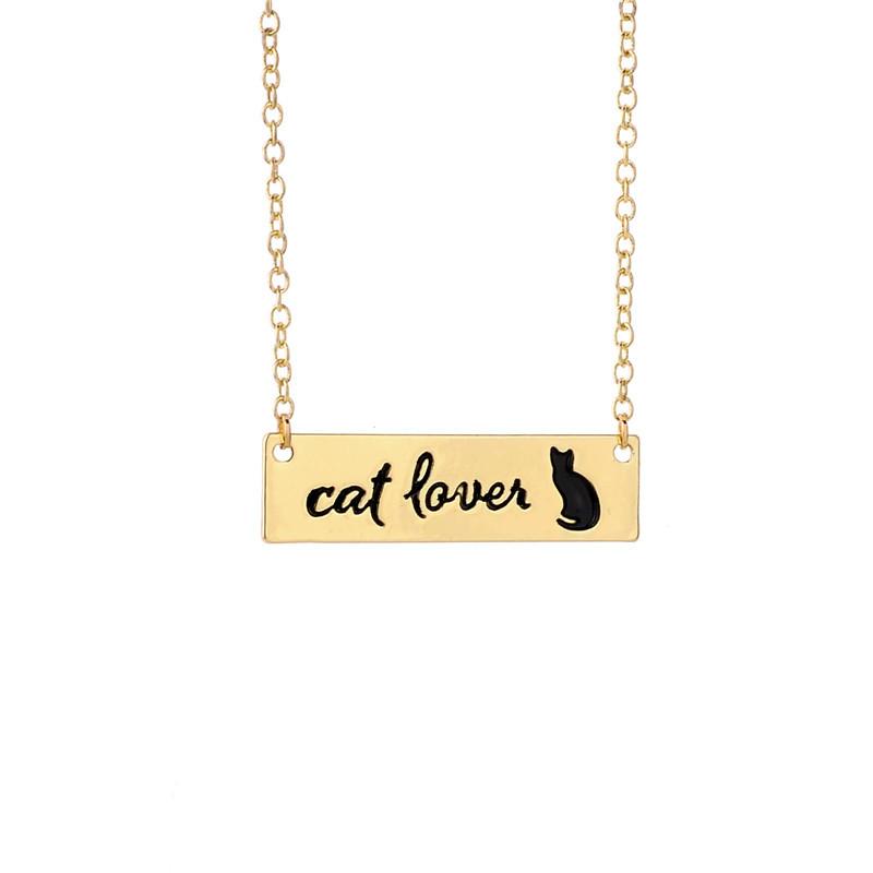 Popular Women's Jewelry Simple Fashion Cute Cute Kitten Necklace
